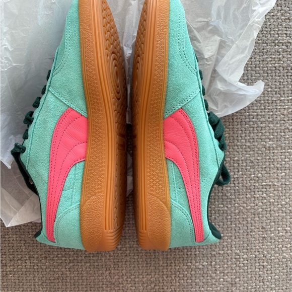 PUMA Palermo Sneakers – Aquatic Pink/Green – Size 8.5 - Picture 9 of 13